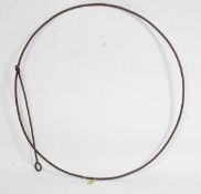 A Victorian / Edwardian cast iron childs hoop and stick.