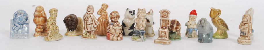 A large collection of Wade whimsies, over one hundred pieces of various designs to include Pixie,