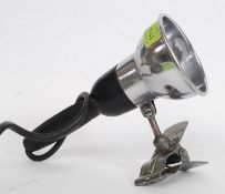 A retro 1970's BSP of Coventry vintage inspection trouble lamp with wired end having pendant shade