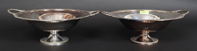 A good pair of fine Christofle comports.