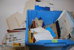 A collection of 1st day covers and stamps etc along with ephemera to include Concorde paperwork etc