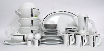 A fabulous Rosenthal Art Deco style dinner / tea service comprising, cups, saucers, plates, bowls,