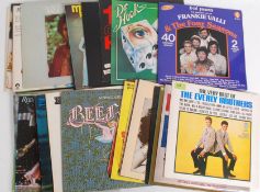 A collection of vinyl long play records to include The Beech Boys ( several ), The Everly Brothers,
