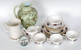 A Royal Vale part tea service along with  a Tuscan Art Deco Jug and other items please see images