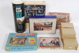 A collection of vintage Jigsaw puzzles to include Chad Valley,