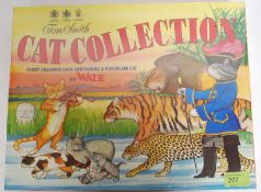 An unopened box of Tom Smiths Wade Cat Collection Christmas crackers in original packaging each