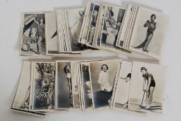 Two vintage part sets of glamour related cigarette cards;