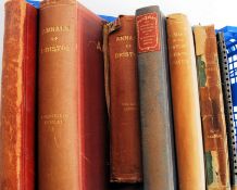 A collection of various antique and vintage books on Bristol and related topics to include;