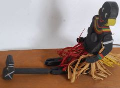 An Edwardian / early 20th century ' Tap Dancing Dinah ' lap puppet - within the original box,