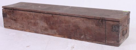 A cased vintage part croquet set in the original wooden box by Bentalls together with cricket