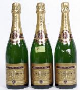 3 bottles of  Louis Roederer Champagne Brut Premier - Brut A Riems 750ml bottles ( 3 total )