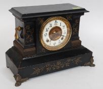 An early 20th century Victorian Ansonia Clock Co.