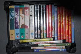 DVD's; A collection of assorted TV DVD boxsets - The Professionals, Jeeves & Wooster,