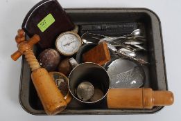 A good mixed lot to include a British Empire Exhibition railway locomotive, treen pieces,