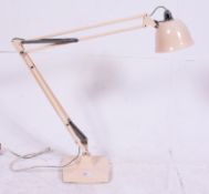 An original Herbert Terry 1208 anglepoise Industrial desk lamp being fully restored having