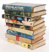 A collection of vintage science fiction hardback books to include; Corpse Diplomatique,