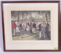 A signed in pencil framed and glazed pri