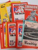 A quantity of Speedway Programmes dating