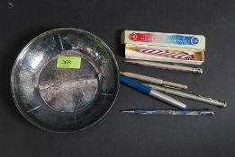 A collection of pens / propelling pencil