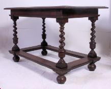 A good Victorian oak barleytwist \refect