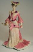 LADY CAROLINE : Coalport figurine from t