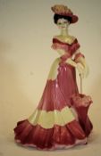 LADY CHARLOTTE : Coalport figurine from