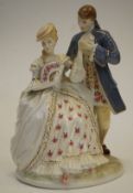 THE TRYST : A Royal Worcester figurine C