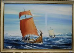 Peter Stuckey - 20th century - large oil