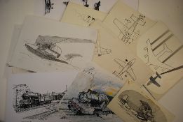 Stuckey : A large group of plane and tra