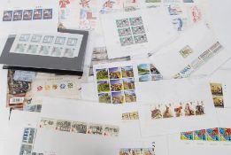 STAMPS: A collection of 22x stamp books,