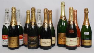 A good collection of vintage champagnes to include A.