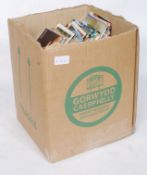 A large box of assorted vintage postcards - likely several thousands