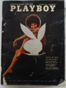 A vintage issue of Playboy magazine - Pornographic Erotic interest.