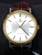 A gentlemans vintage early 1970's Omega Geneve wristwatch.