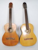 2 Spanish acoustic guitars,