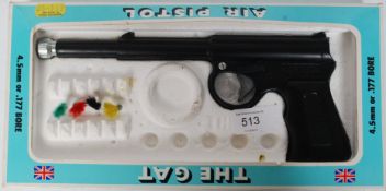 A boxed Air pistol ' The Gat '  4.5mm or .