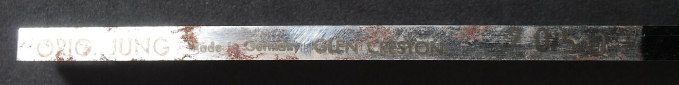 A 20th century Original Jung microtome knife - blade.
