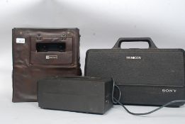 A vintage Sony Betamax player / recorder and accessories - to include a Trinitron camera and