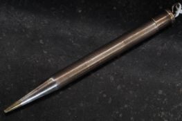 A silver hallmarked propelling pencil Lady Yard-O-Lette by Johnson Matthey & Co.