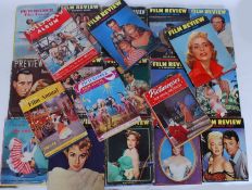 A good collection of mid 1940's - late 1950's Film Review annuals,