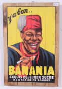 A good quality reproduction advertising display / crate for Banania Exquis Dejeuner Sucre A La