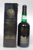 An unopened bottle of GWR 1835 - 1985 Anniversary Brunel Blend Harvey's Sherry.