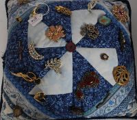 A collection of vintage and later brooches dating from the early part of the 20th century to