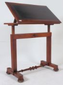 A 19th Regency mahogany lecturn stand - writing table desk.