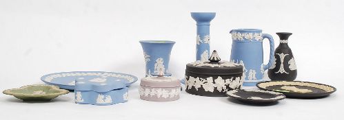 A collection of Wedgwood jasperware items to include Basalt pieces x 4.