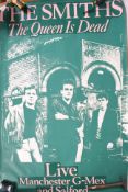 THE SMITHS - An extremely large promo poster for THE SMITHS ' THE QUEEN  IS DEAD ' live tour at the