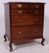 A good early 20th century Georgian revival large mahogany apprentice piece chest of drawers.
