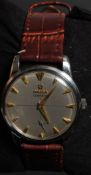 A gentlemans vintage 1950's Omega Geneve wristwatch.
