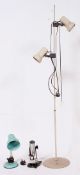 A Conran inspired retro Lamp together with a Gooseneck table lamp and another