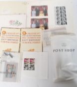 STAMPS: A quantity of Royalty & Royalty related stamps in books - current face value of £40 +